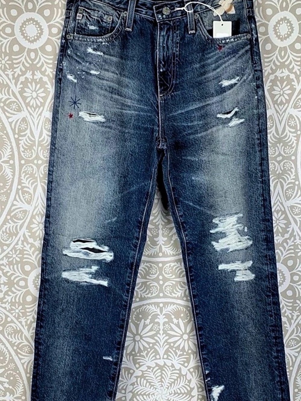 AG Adriano Goldschmied The Phoebe Vintage High Waisted Tapered Leg Jeans